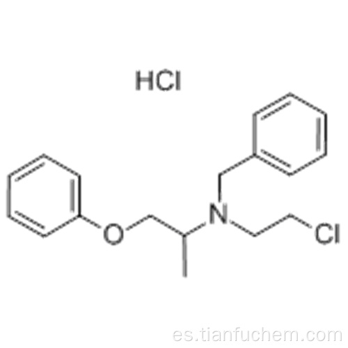 Clorhidrato de fenoxibenzamina CAS 63-92-3